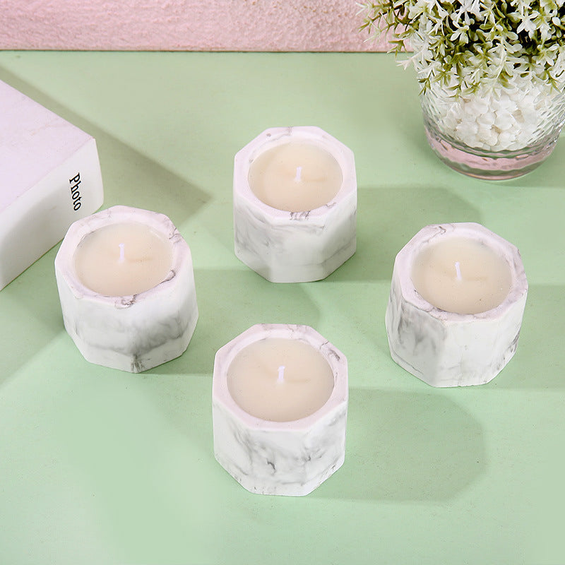 Plaster Cup Scented Candle for Bedroom and Home Use, Long-Lasting – Multiple Fragrance Options