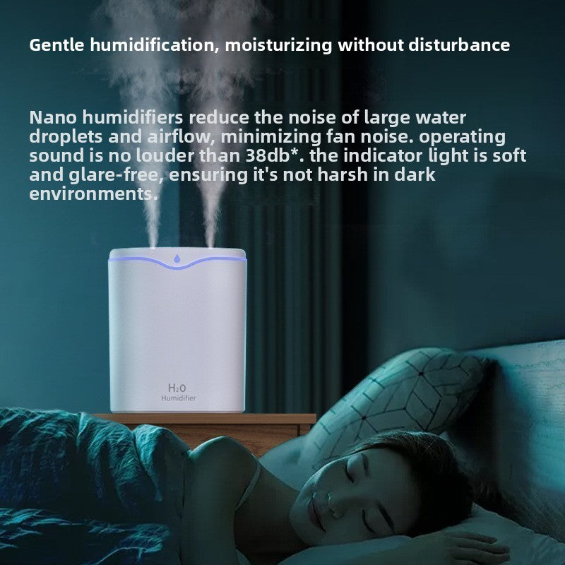 High-Capacity, High-Output Humidifier with 2L Water Tank