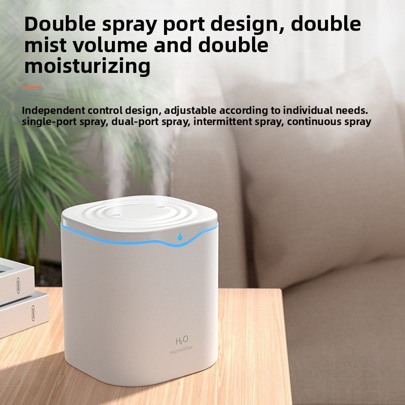 High-Capacity, High-Output Humidifier with 2L Water Tank