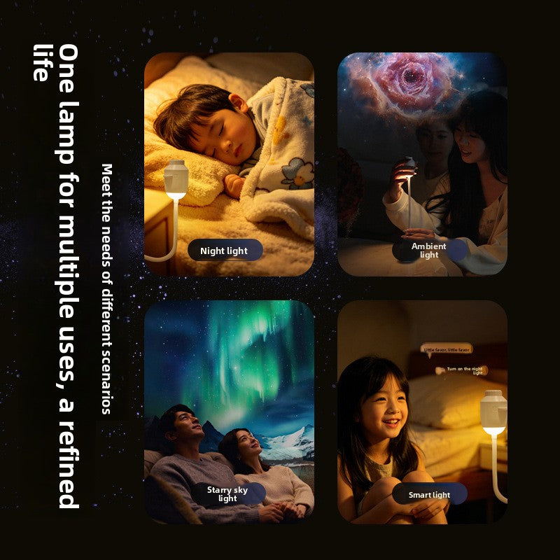 LED Starry Projection Night Light with Motion Sensor
