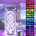Creative Rose Crystal Table Lamp with Multicolor Lighting