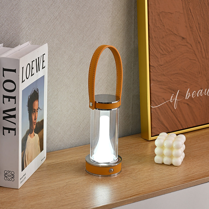 Creative Leather Bedside Table Lamp
